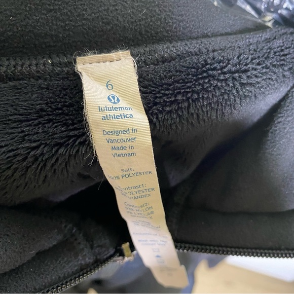 Lululemon half zip pullover fleece jacket size 6 - Picture 4 of 7